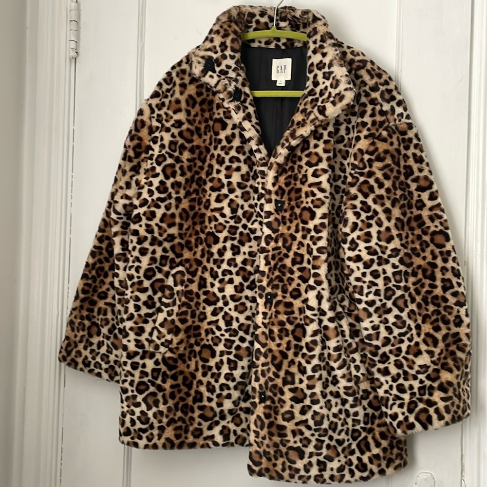 Leopard Coat Gap